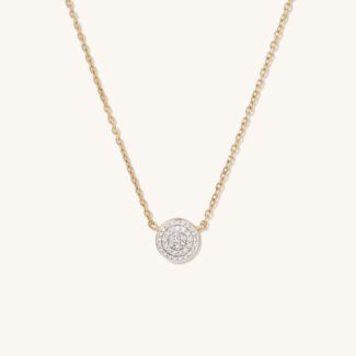 Diamond Round Necklace